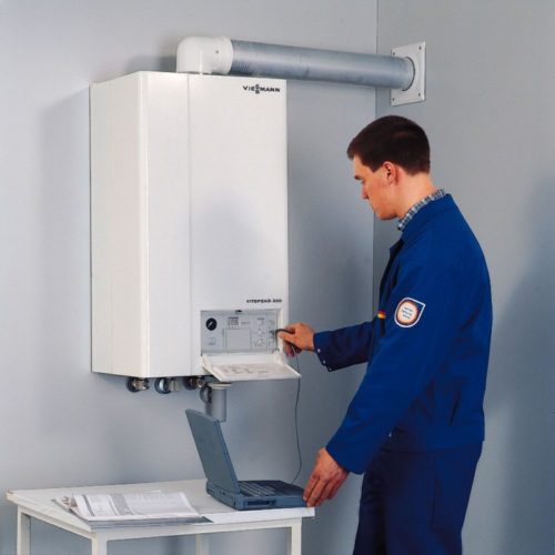 Electric boilers installation