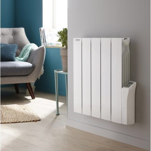 Electric radiators in a living room