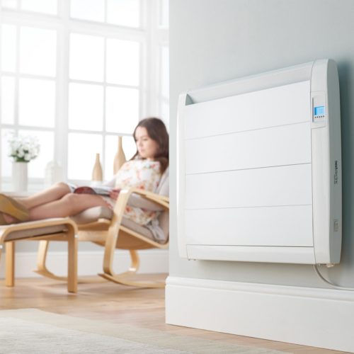 Slim electric radiator