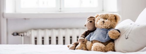 Stuffed toys near a radiator - find the right price by looking at central heating quotes