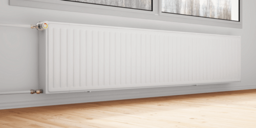 New central heating; radiators