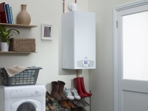 A running boiler in utility room is crucial in the ultimate cost of central heating