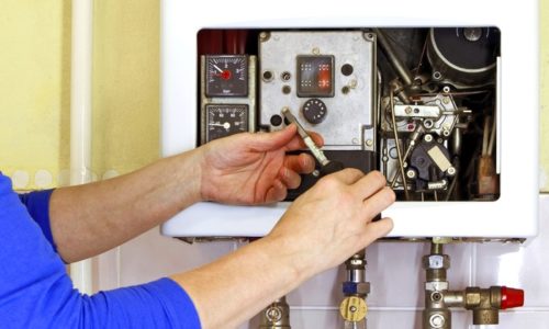 Asking a heating engineer to check on your boiler as part of boiler care